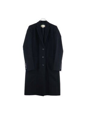 Gucci Chesterfield Long Coat Black Wool